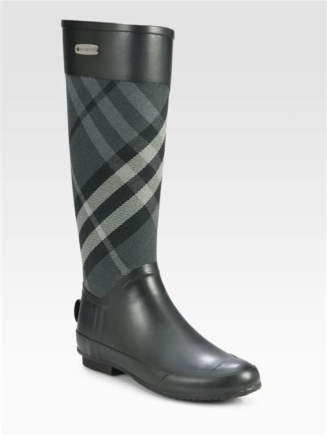 burberry wedge rain boots